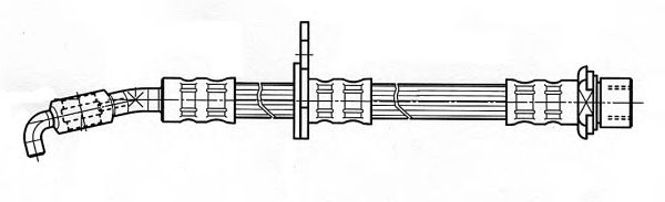 Tubo flexible de frenos 71165