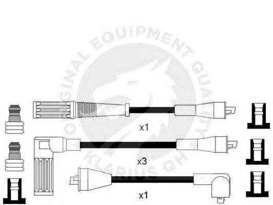 Комплект проводов зажигания XC582