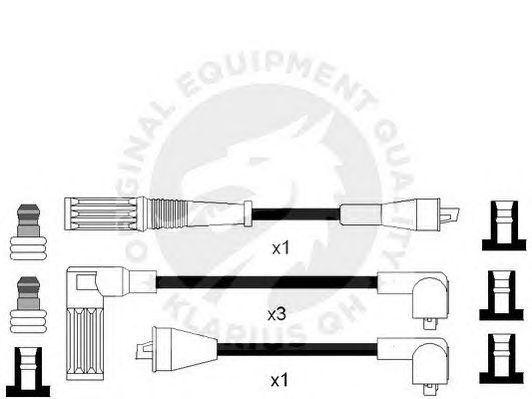 Комплект проводов зажигания XC853