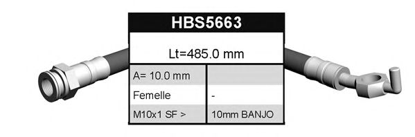 Тормозной шланг BFH5663