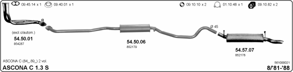 Exhaust System 561000021
