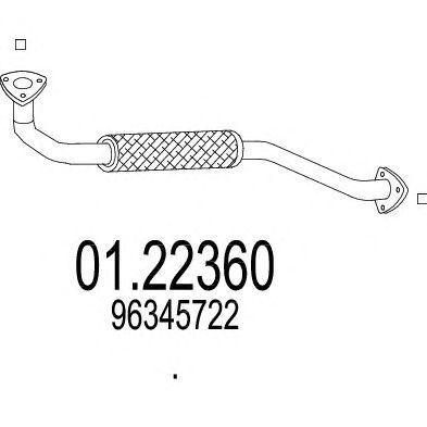 Exhaust Pipe 01.22360