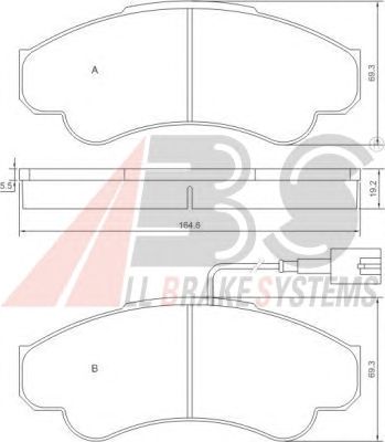 Brake Pad Set, disc brake 37332