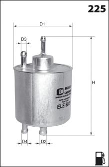 Filtro de combustível ELE6028