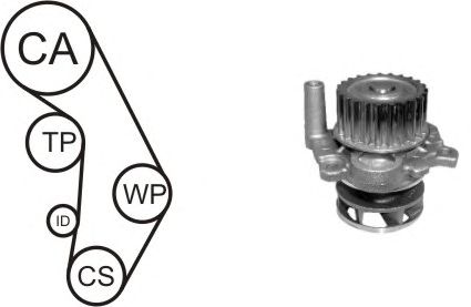 Water Pump & Timing Belt Kit WPK-937702