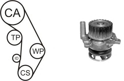 Water Pump & Timing Belt Kit WPK-937707