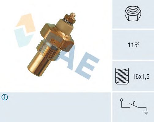 Temperature Switch, coolant warning lamp 35150