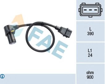 Sensor, crankshaft pulse; RPM Sensor, engine management 79052
