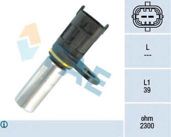 Gerador de impulsos, cambota; Sensor de rotações, gestão do motor 79128