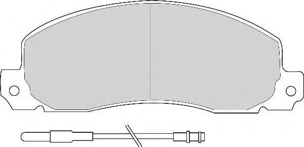 Комплект тормозных колодок, дисковый тормоз AVR110