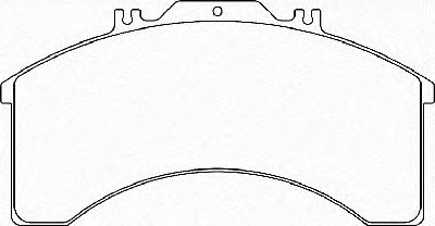 Комплект тормозных колодок, дисковый тормоз CVP015