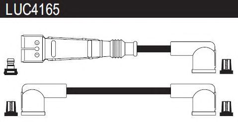 Комплект проводов зажигания LUC4165