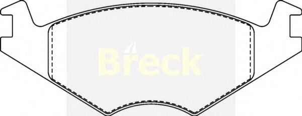 Brake Pad Set, disc brake 20889 00 702 00