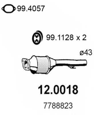 Catalytic Converter 12.0018