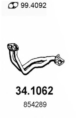 Exhaust Pipe 34.1062