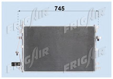 Condensator, airconditioning 0811.3021