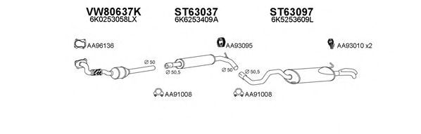 Exhaust System 800450