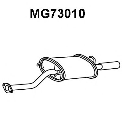 Silencieux arrière MG73010