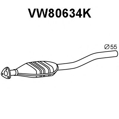 Catalisador VW80634K