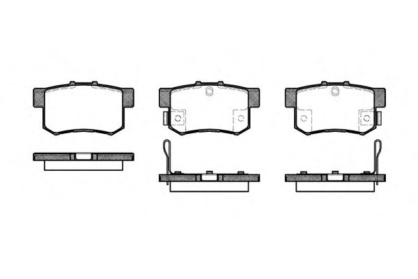 Комплект тормозных колодок, дисковый тормоз P2253.32