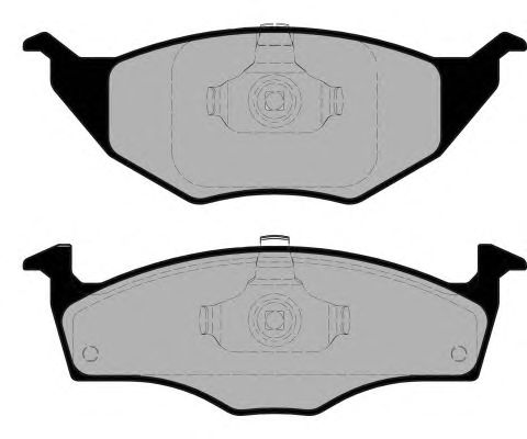 Комплект тормозных колодок, дисковый тормоз PA1506