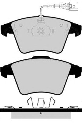 Комплект тормозных колодок, дисковый тормоз PA1569