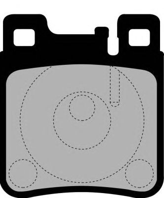 Комплект тормозных колодок, дисковый тормоз PA777