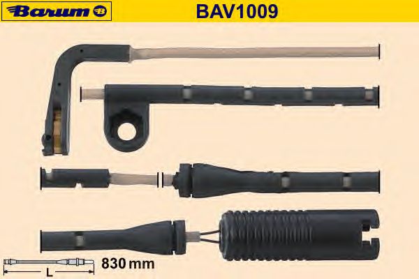 Slidindikator, bremsebelægning BAV1009