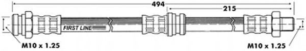 Тормозной шланг FBH6360