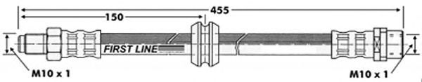 Tubo flexible de frenos FBH6637