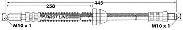 Tubo flexível de travão FBH6654