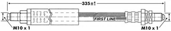 Тормозной шланг FBH6655