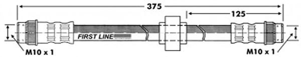 Tubo flexible de frenos FBH6692