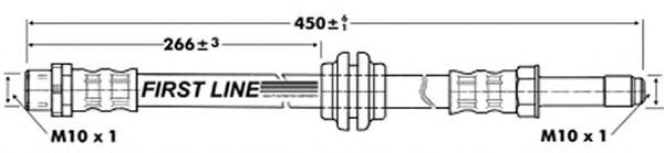 Tubo flexible de frenos FBH6762
