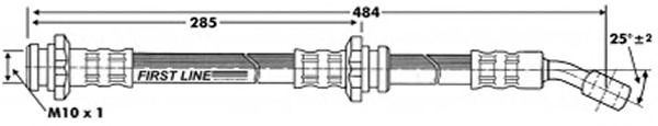 Tubo flexible de frenos FBH6821