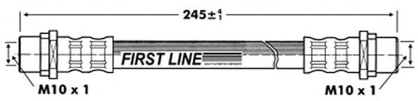 Tubo flexible de frenos FBH6827