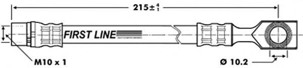 Tubo flexible de frenos FBH6828