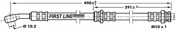 Tubo flexible de frenos FBH7011