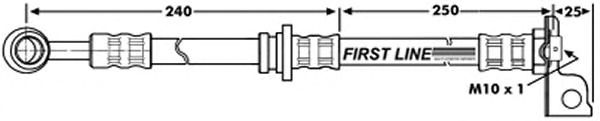 Tubo flexible de frenos FBH7040