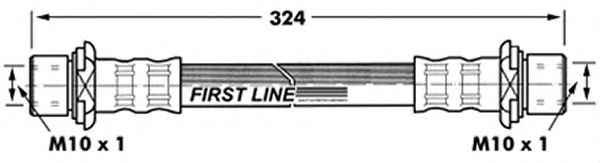 Tubo flexível de travão FBH7243