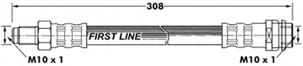 Tubo flexible de frenos FBH7324