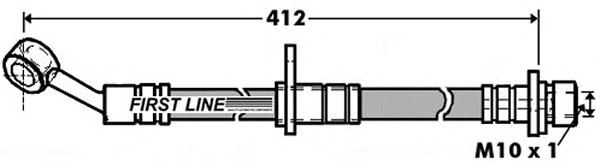 Tubo flexível de travão FBH7434
