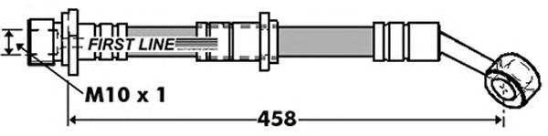 Tubo flexible de frenos FBH7437