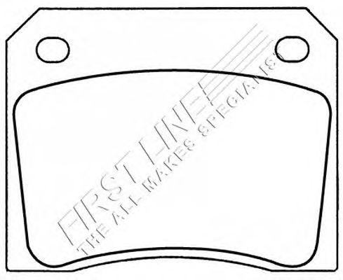 Brake Pad Set, disc brake FBP1466