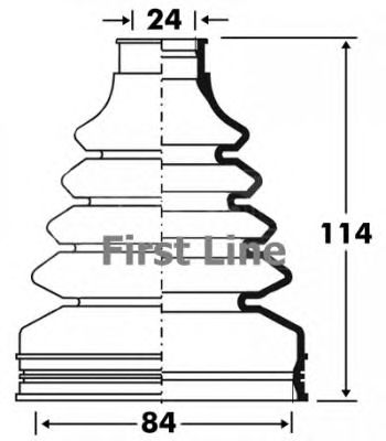 Joint-soufflet, arbre de commande FCB2888