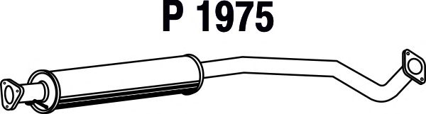 silenciador del medio P1975