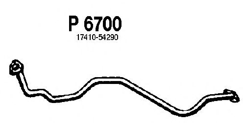 Труба выхлопного газа P6700
