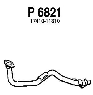Труба выхлопного газа P6821