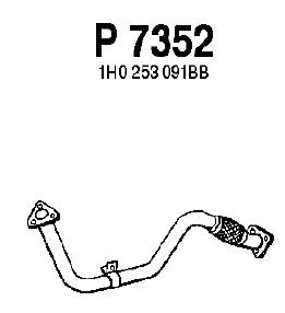 Tubo gas scarico P7352