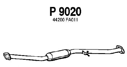Mittelschalldämpfer P9020